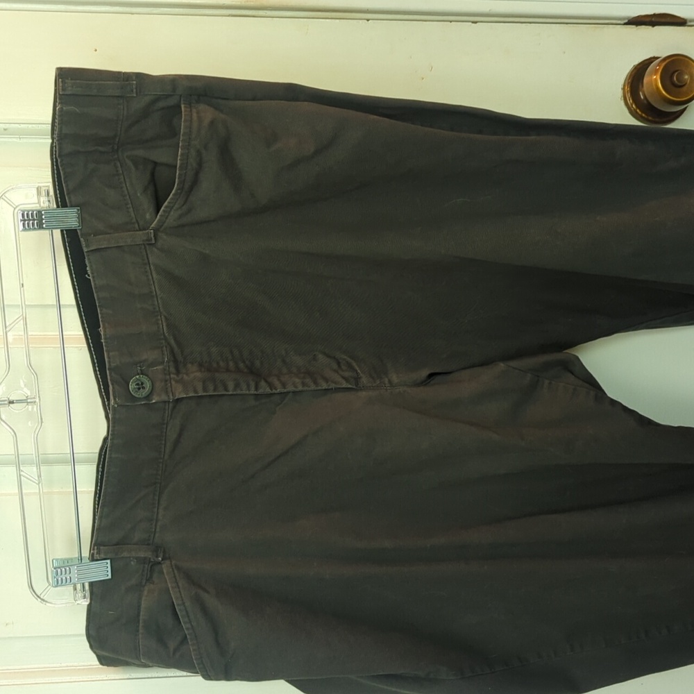 Women's Eddie Bauer Legend Wash Stretch Chinos Curvy Fit. Straight Leg Dark Gray